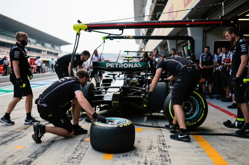 F1维修站快速换胎